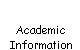 Academic Information